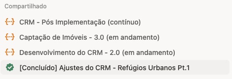 Documentação contínua no Notion